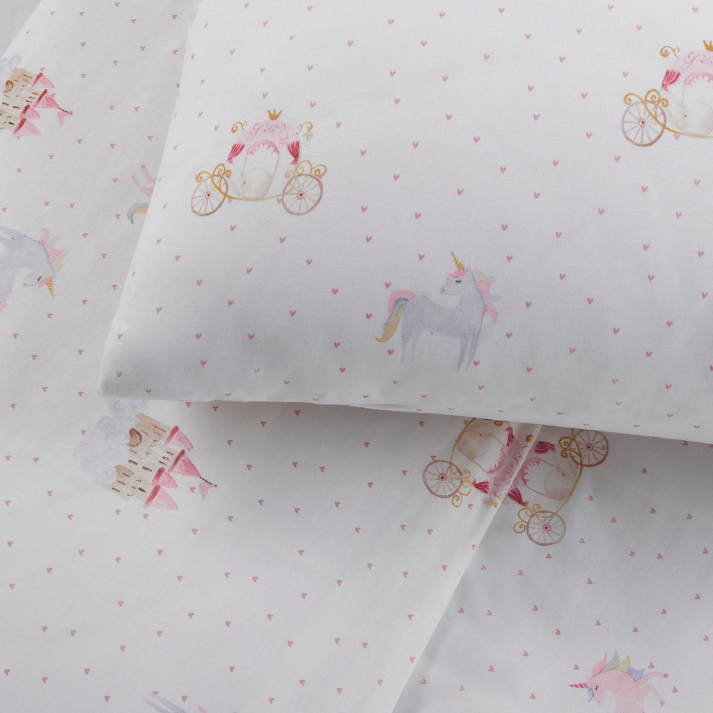 Skye Princess 100% Cotton Duvet Cover Set - DUSK