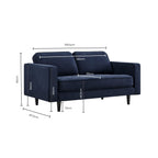 Sloane 2 Seater Sofa - Midnight
