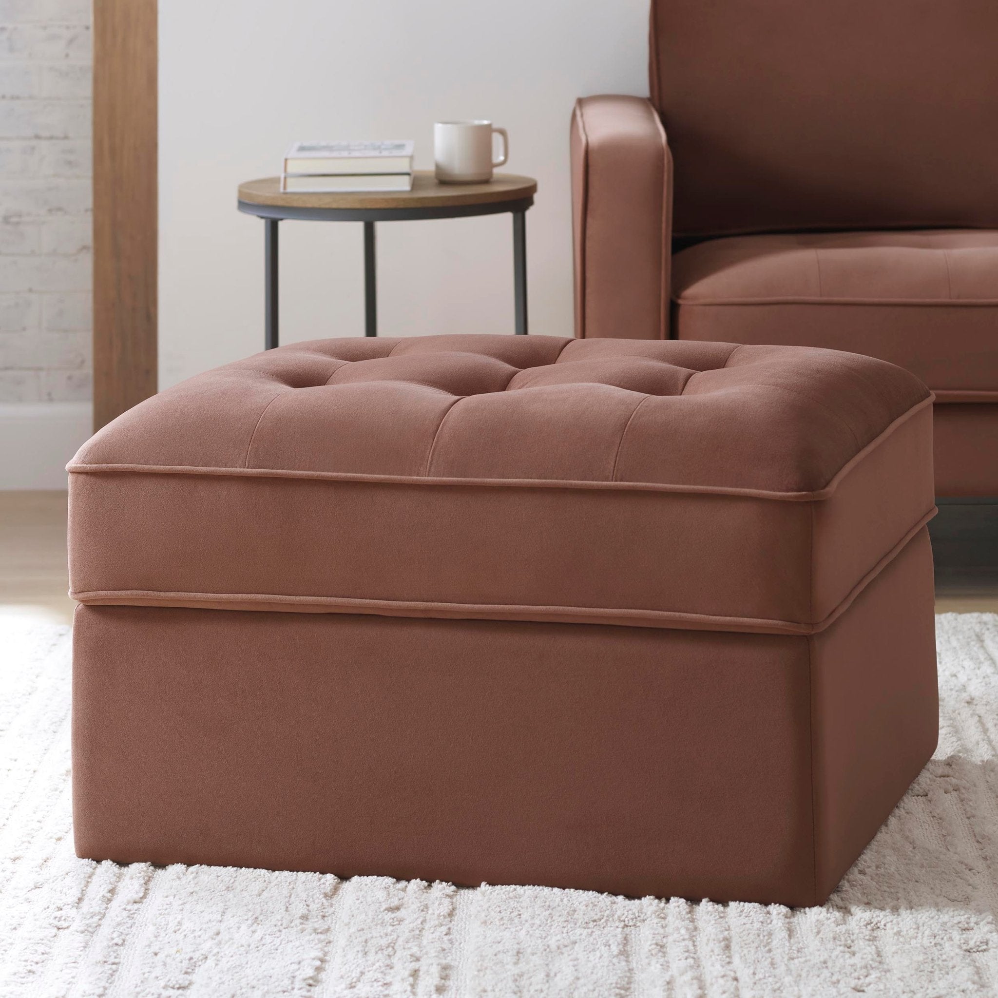 Sloane Pouffe - Mauve - DUSK