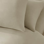 Soft Touch Microfibre Duvet Cover Set - Stone - DUSK