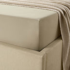 Soft Touch Microfibre Fitted Sheet - Stone - DUSK