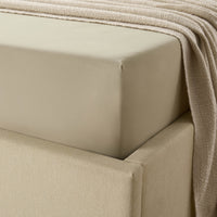 Soft Touch Microfibre Fitted Sheet - Stone - DUSK