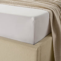 Soft Touch Microfibre Fitted Sheet - White - DUSK