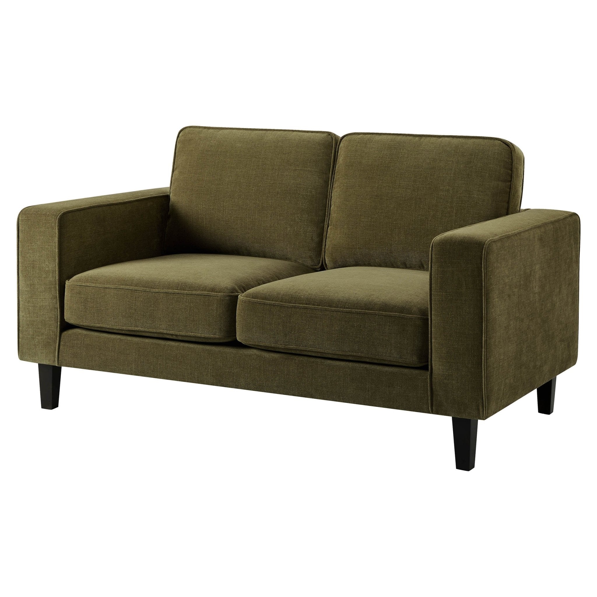 Soho 2 Seater Sofa - Chenille Olive - DUSK