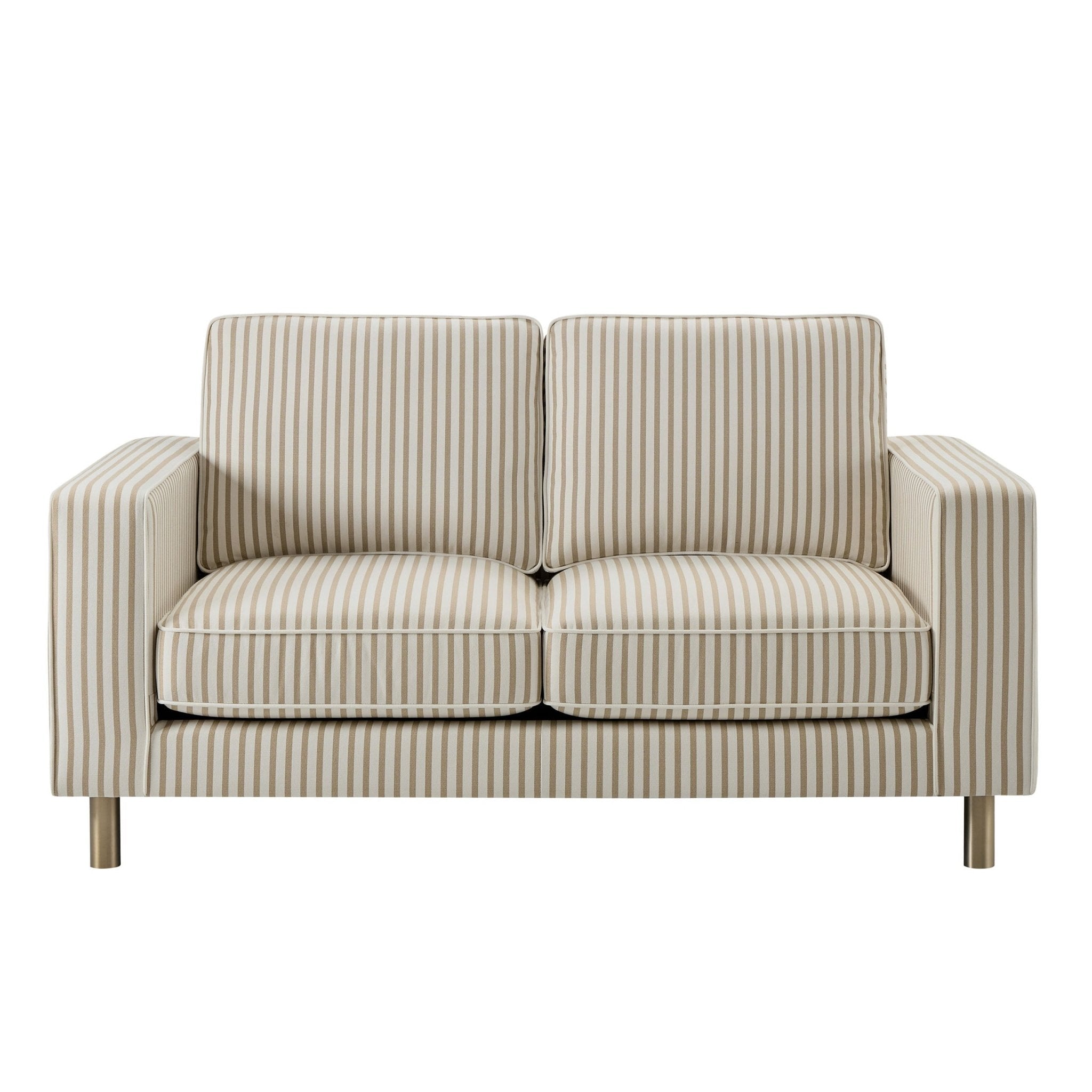 Soho 2 Seater Sofa - Sand Stripe - DUSK