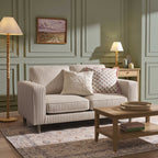 Soho 2 Seater Sofa - Sand Stripe - DUSK