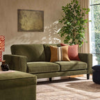Soho 3 Seater Sofa - Chenille Olive - DUSK