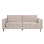 Soho 3 Seater Sofa - Chocolate Stripe - DUSK