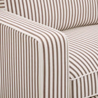 Soho 3 Seater Sofa - Chocolate Stripe - DUSK