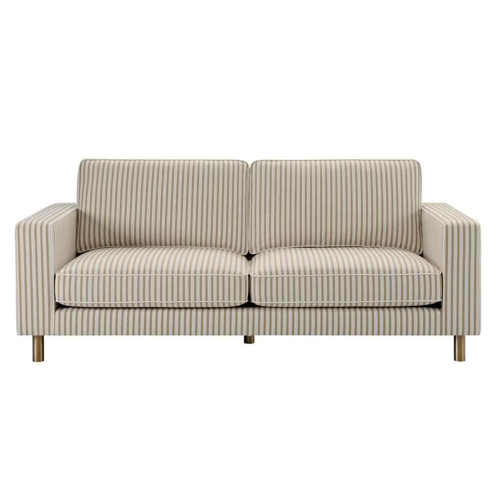 Soho 3 Seater Sofa - Sand Stripe - DUSK