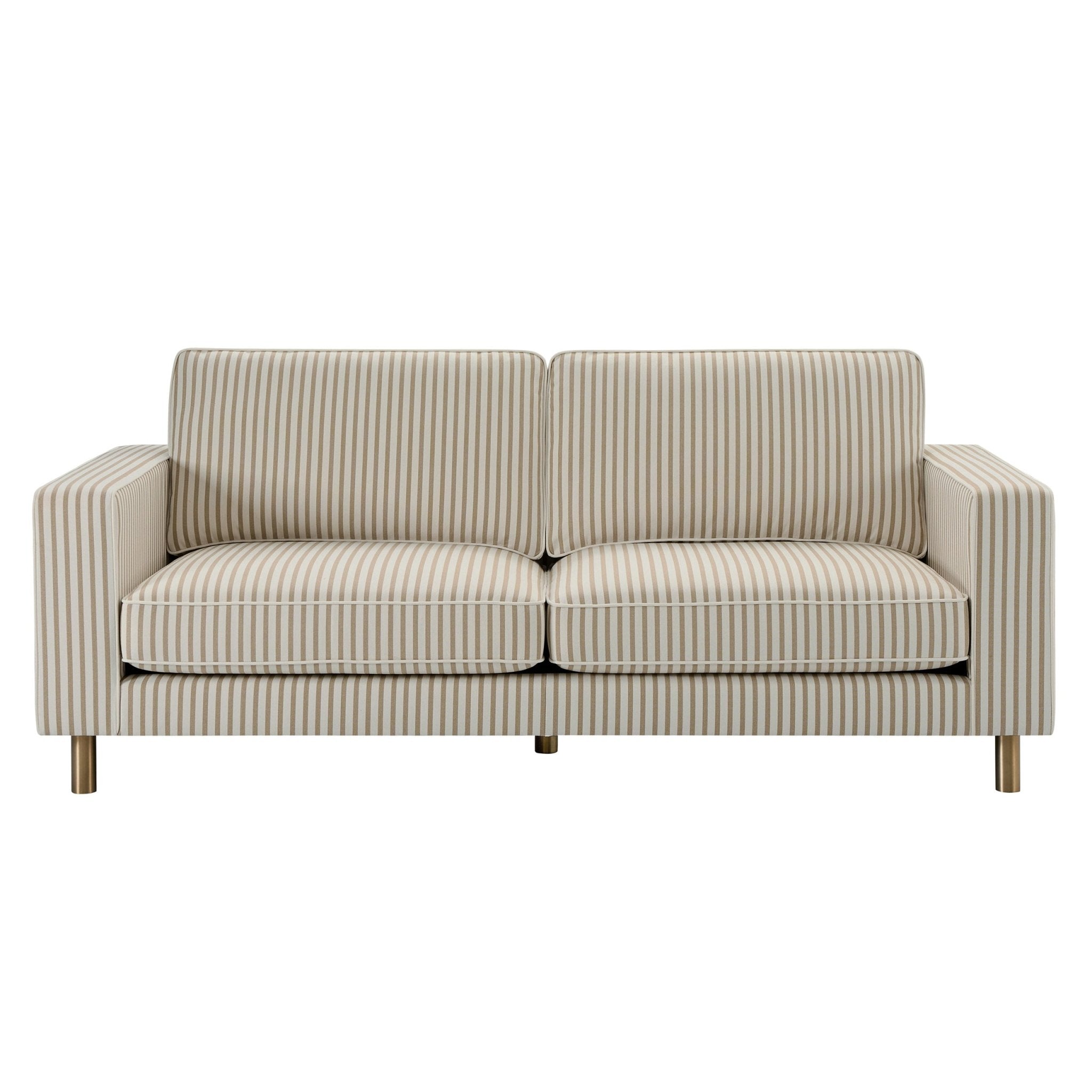 Soho 3 Seater Sofa - Sand Stripe - DUSK