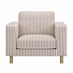Soho Armchair - Chocolate Stripe - DUSK