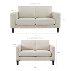 Soho Compact 2 Seater Sofa - Beige - DUSK