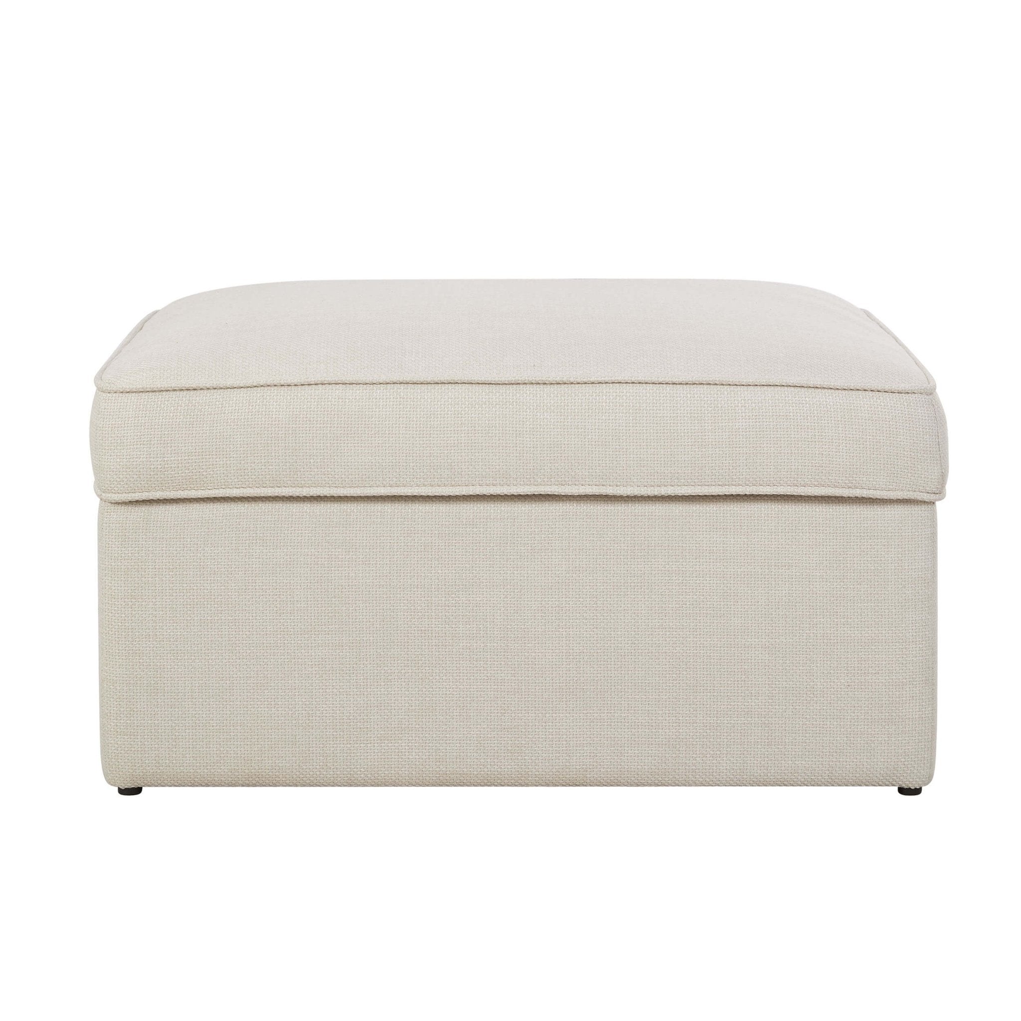 Soho Ottoman Storage Pouffe - Beige - DUSK