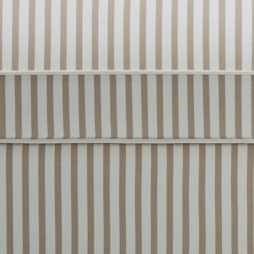 Soho Ottoman Storage Pouffe - Sand Stripe - DUSK