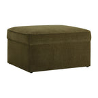 Soho Pouffe Chenille Olive - DUSK