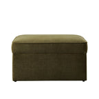 Soho Pouffe Chenille Olive - DUSK