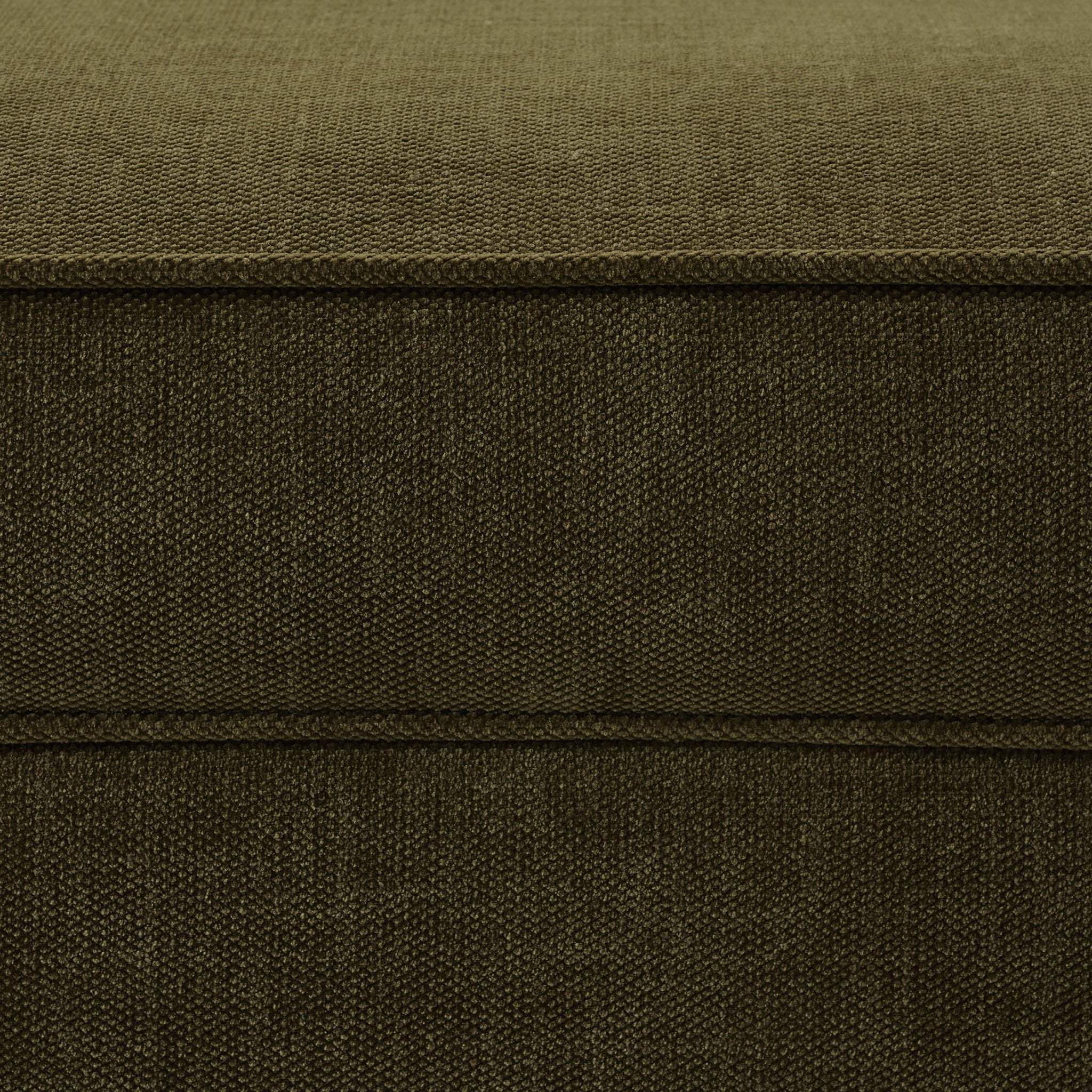 Soho Pouffe Chenille Olive - DUSK