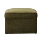 Soho Pouffe Chenille Olive - DUSK