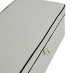 Soho Rectangle Ottoman Storage - Contrast Piping - DUSK