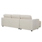 Soho Right Hand Chaise Sofa - Beige - DUSK