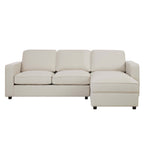 Soho Right Hand Storage Chaise Sofa - Beige - DUSK