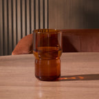 Sonne Colour Glass Highballs - Set of 4 - Amber - DUSK