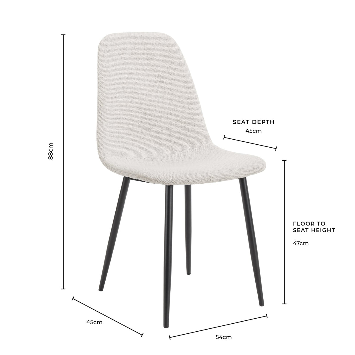 Sophia Set of 2 Dining Chairs - Velvet - Berry - DUSK