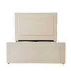 Sorrento Ottoman Storage Bed - Ecru/White - DUSK