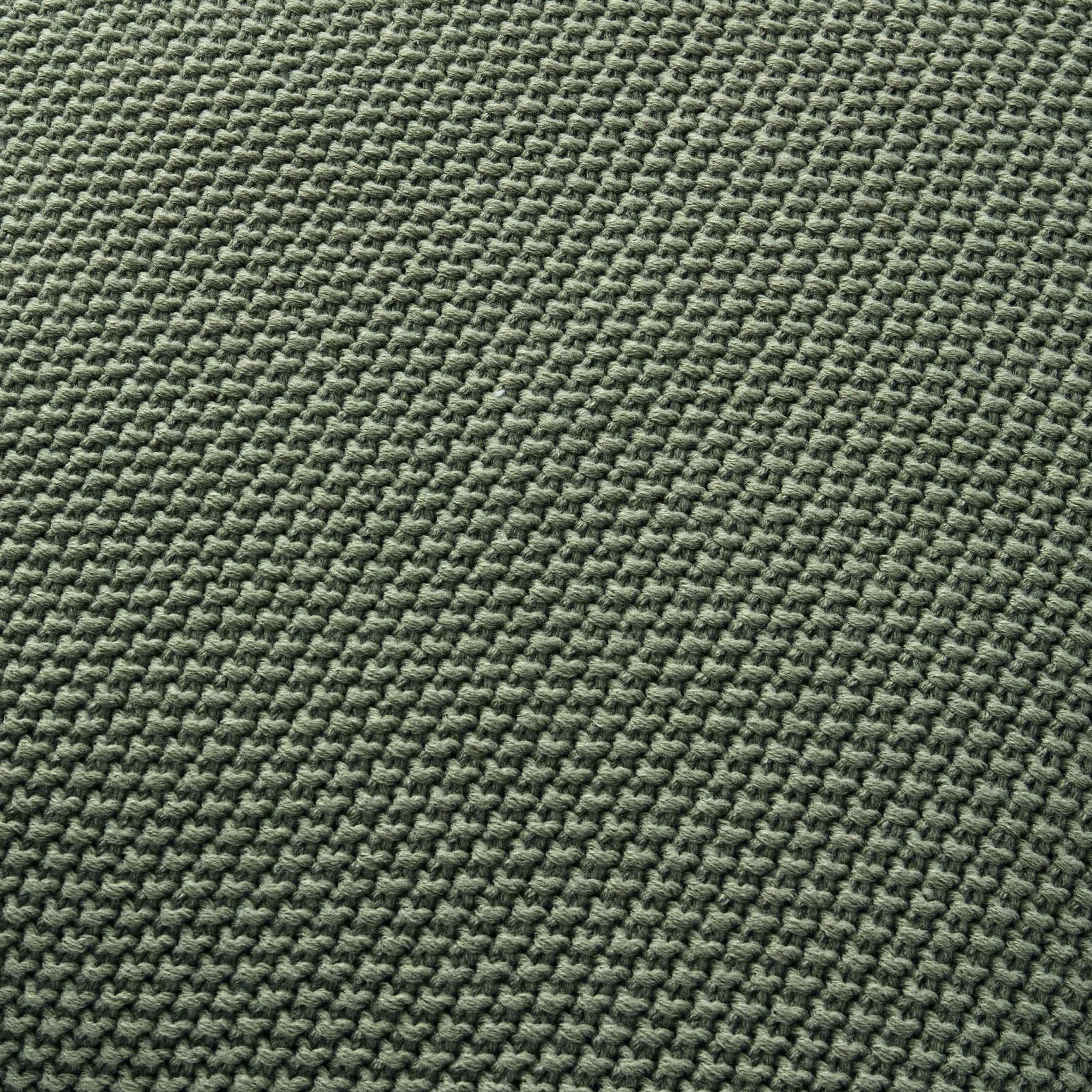 St Ives Knit Cushion Cover - Green - DUSK