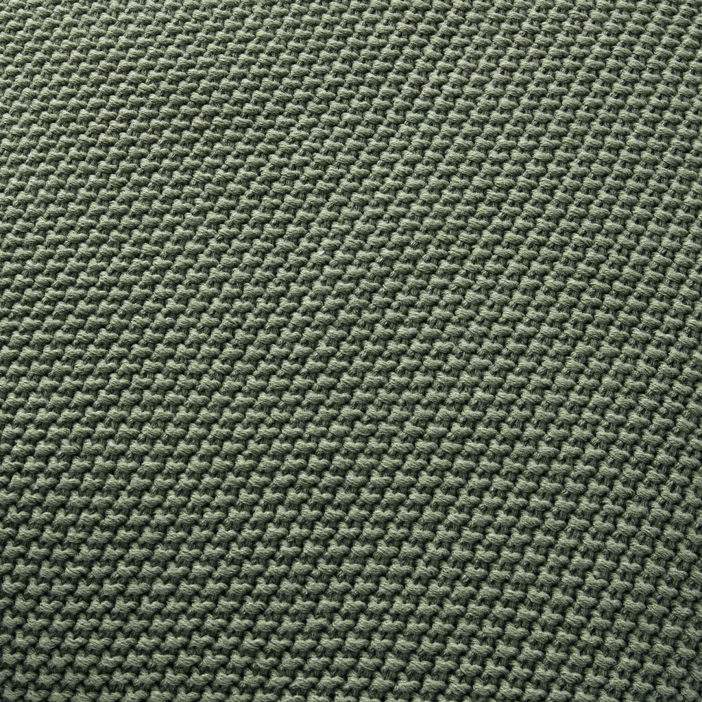 St Ives Knit Sofa Cushion Cover - Green - DUSK