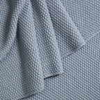 St Ives Knit Sofa Throw - Dusty Blue - DUSK