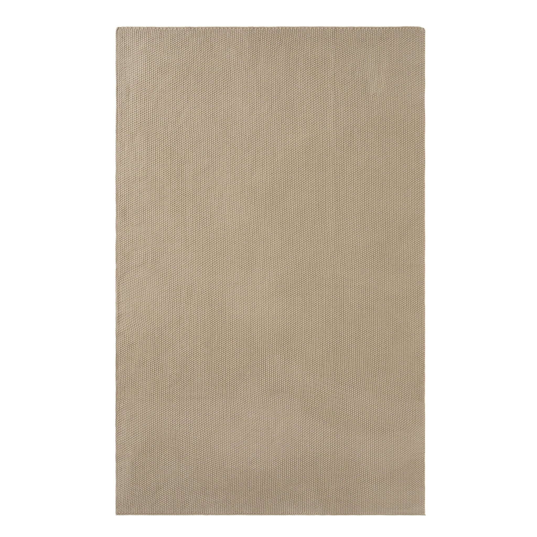 St Ives Light Weight Knit Throw - Taupe - DUSK