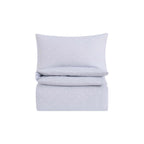 Star 100% Cotton Duvet Cover & Pillowcase set - Light Blue - DUSK