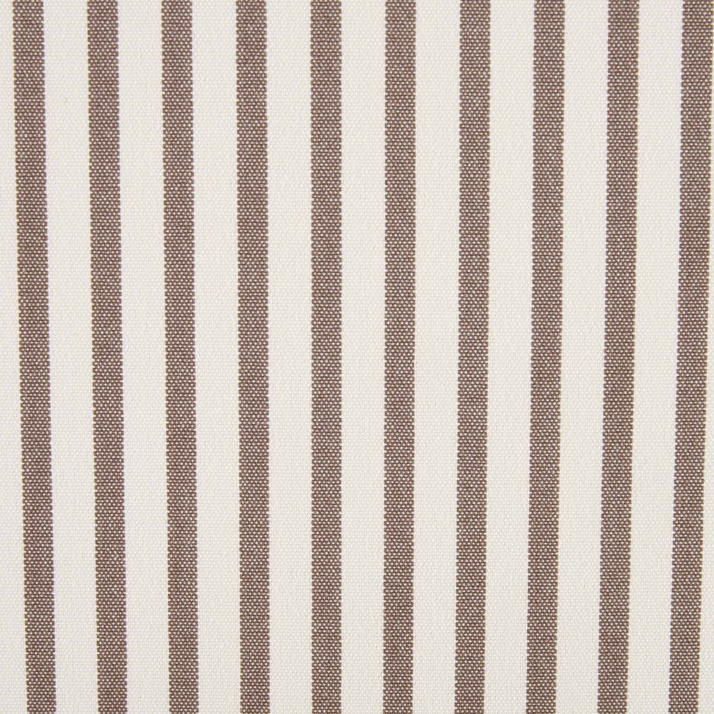 Stockton Round Storage Pouffe - Chocolate Stripe - DUSK