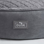 Super Soft Faux Fur Dog Bed - Charcoal - DUSK