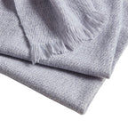 Super Soft Marled Tassel Sofa Throw - Light Blue - DUSK