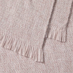 Super Soft Marled Tassel Throw - Blush Pink - DUSK