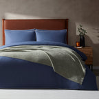 Super Soft Marled Tassel Throw - Dark Green - DUSK