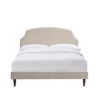 Surrey Bed Frame - Chocolate Stripe - DUSK