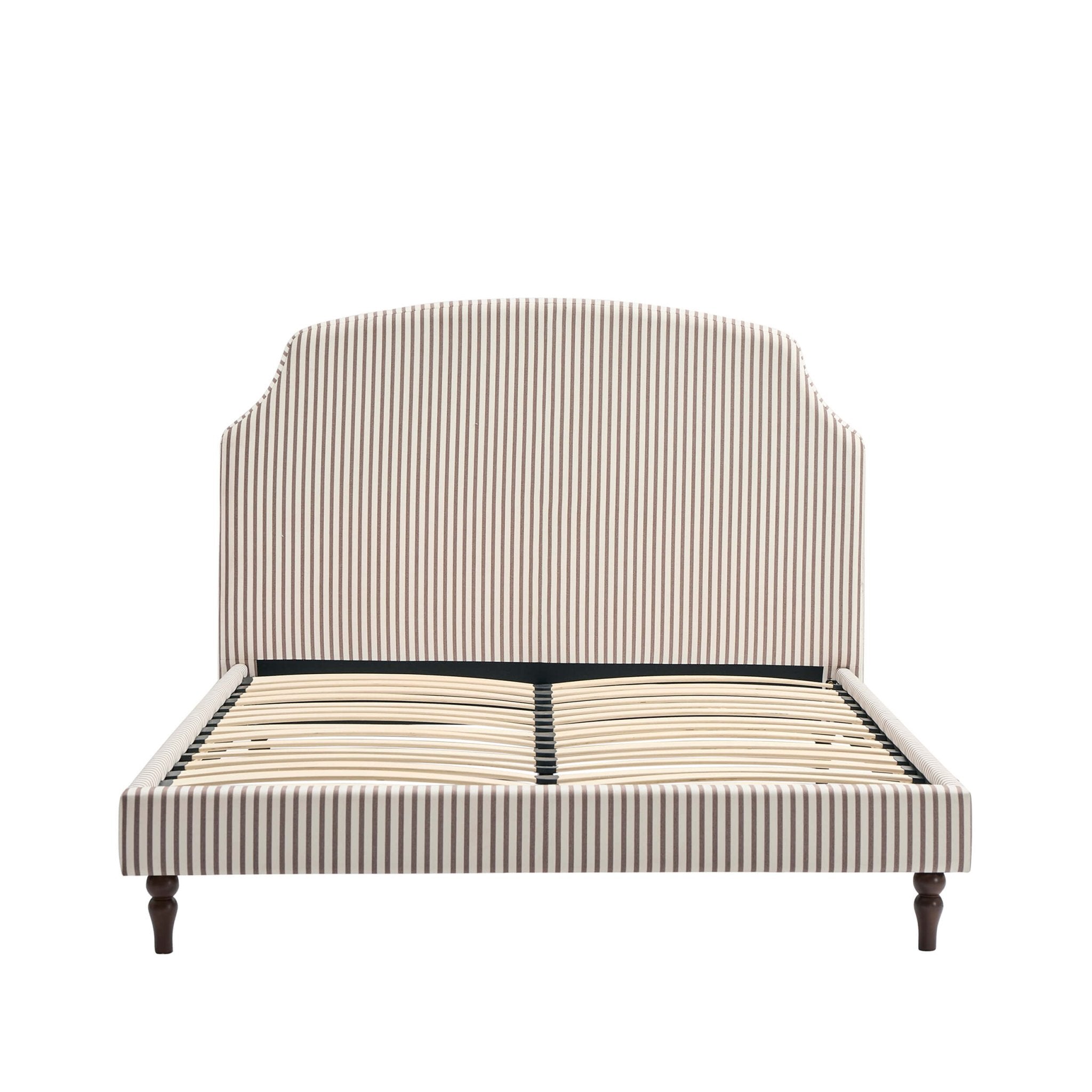 Surrey Bed Frame - Chocolate Stripe - DUSK