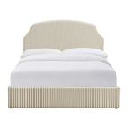 Surrey Ottoman Storage Bed - Sage Stripe - DUSK