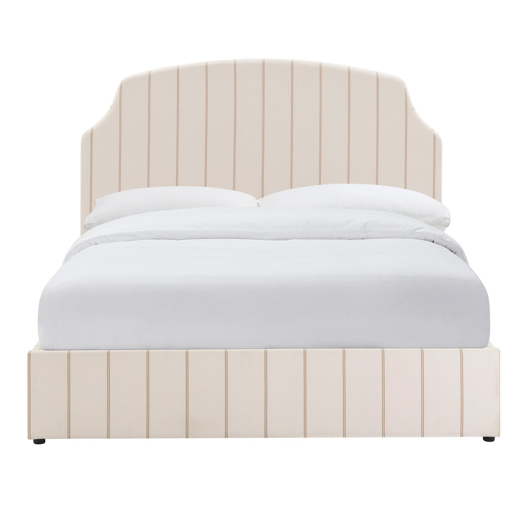 Surrey Ottoman Storage Bed - Thin Stripe - DUSK