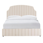 Surrey Ottoman Storage Bed - Thin Stripe - DUSK