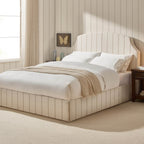 Surrey Ottoman Storage Bed - Thin Stripe - DUSK