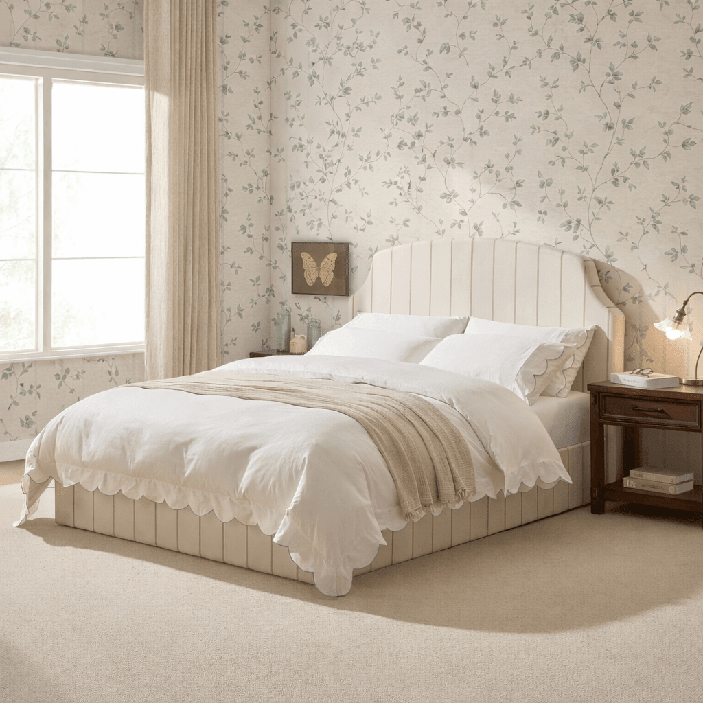 Surrey Ottoman Storage Bed - Thin Stripe - DUSK