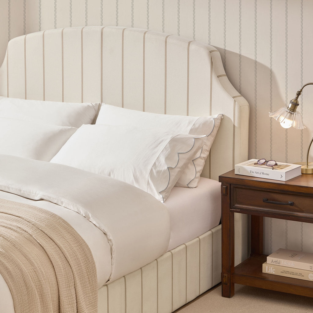 Surrey Ottoman Storage Bed - Thin Stripe - DUSK