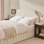 Surrey Ottoman Storage Bed - Thin Stripe - DUSK