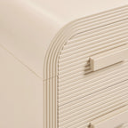 Susie 2 Drawer Bedside Table - Sand - DUSK