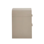 Susie 2 Drawer Bedside Table - Taupe - DUSK